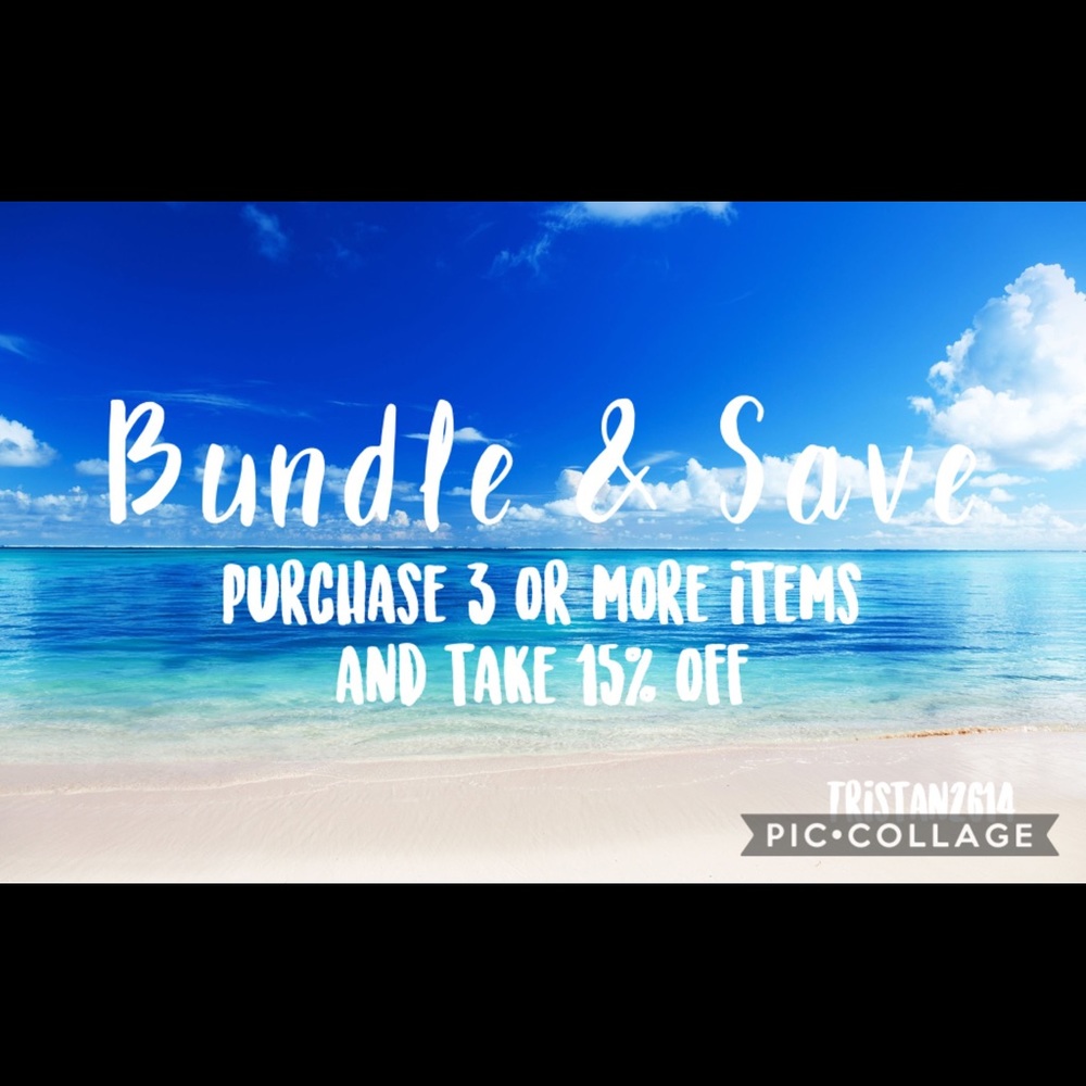 BUNDLE AND SAVE SALE!!! HAPPENING NOW!!